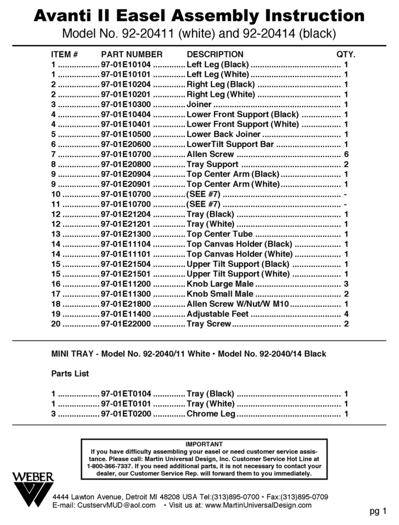 Weber Avanti II 92-20411 Assembly instructions