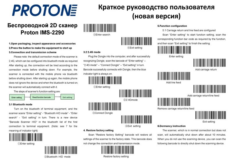 Proton IMS-2290 quick guide