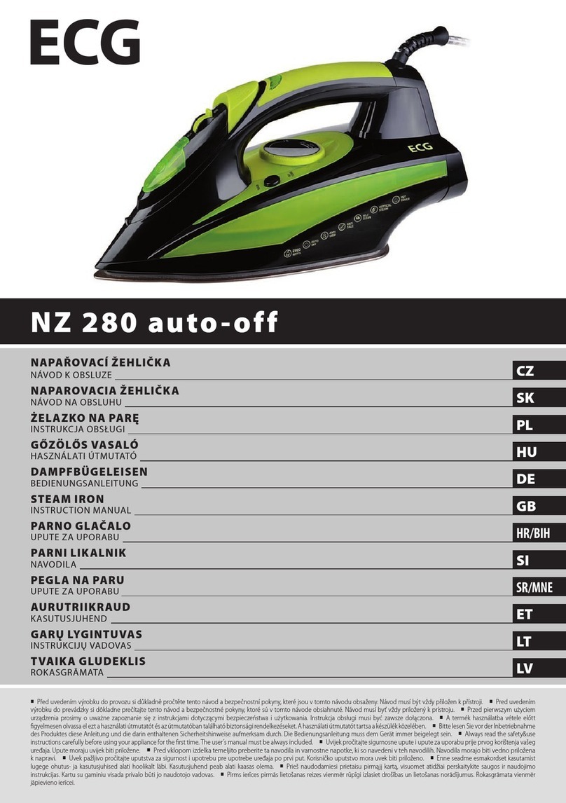 ECG NZ 280 auto-off instruction manual