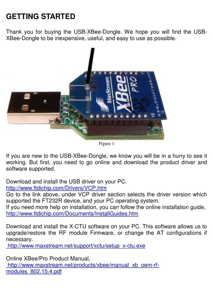 MaxStream XBee PRO Getting started