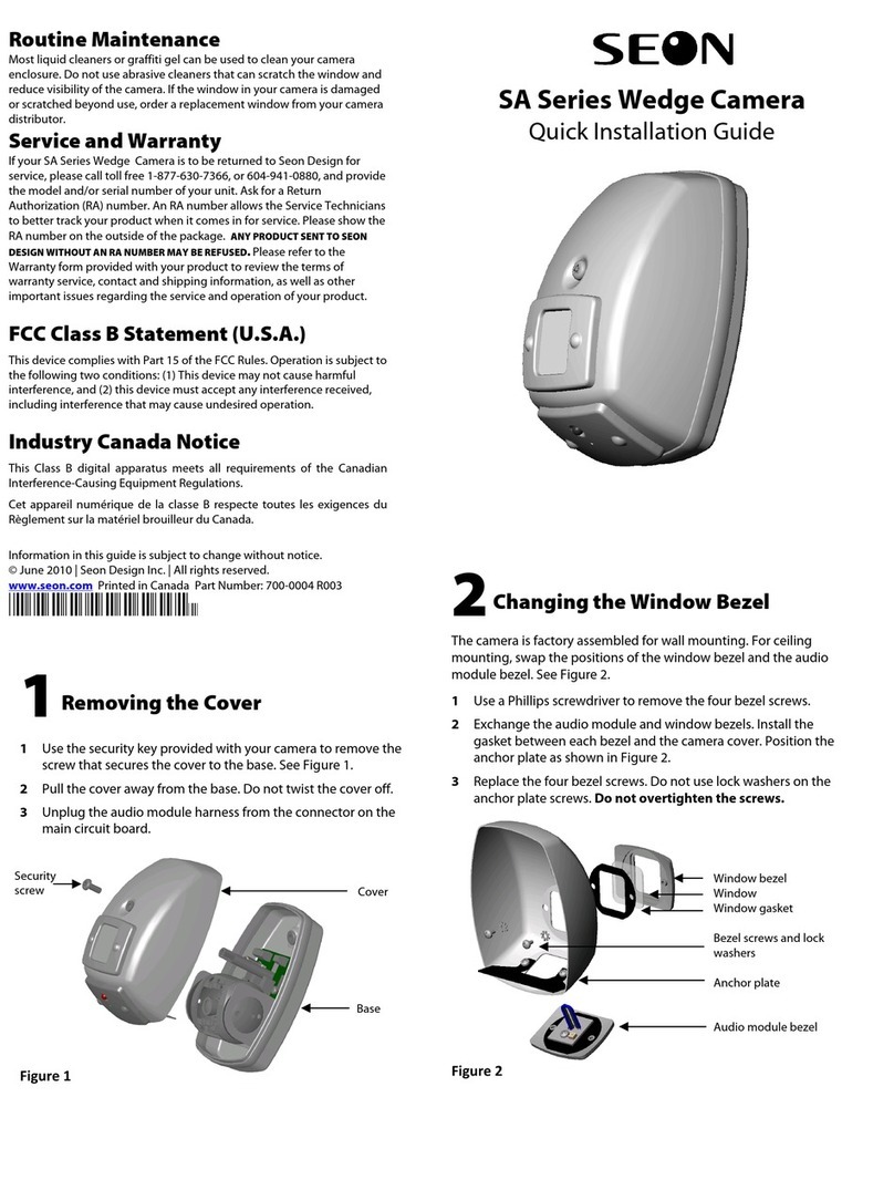 SEON SA Series User manual