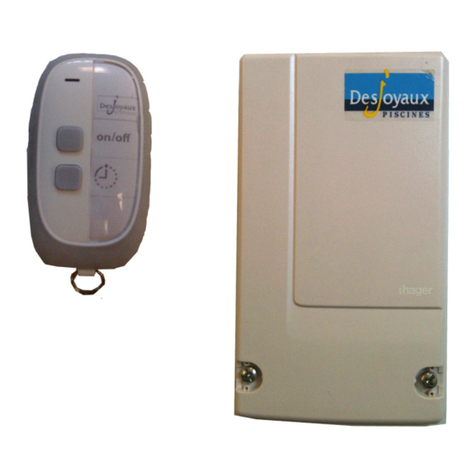 DESJOYAUX PISCINES JD Control Instructions for installation and use
