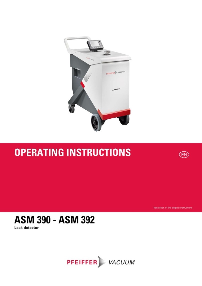 Pfeiffer Vacuum ASM 390 operating instructions