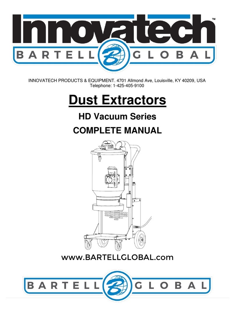 Bartell INNOVATECH HD Vacuum Series Complete manual