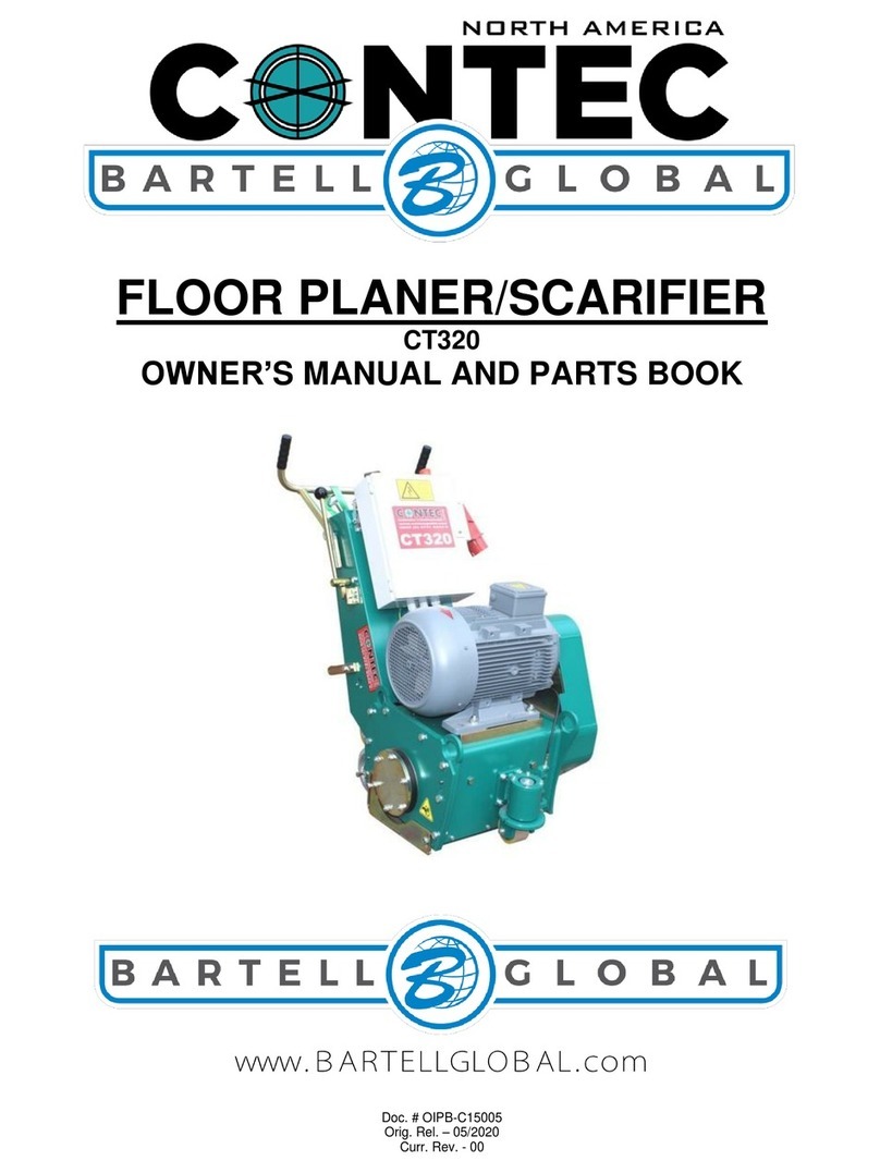 Bartell CONTEC CT320 Owner's manual and parts book