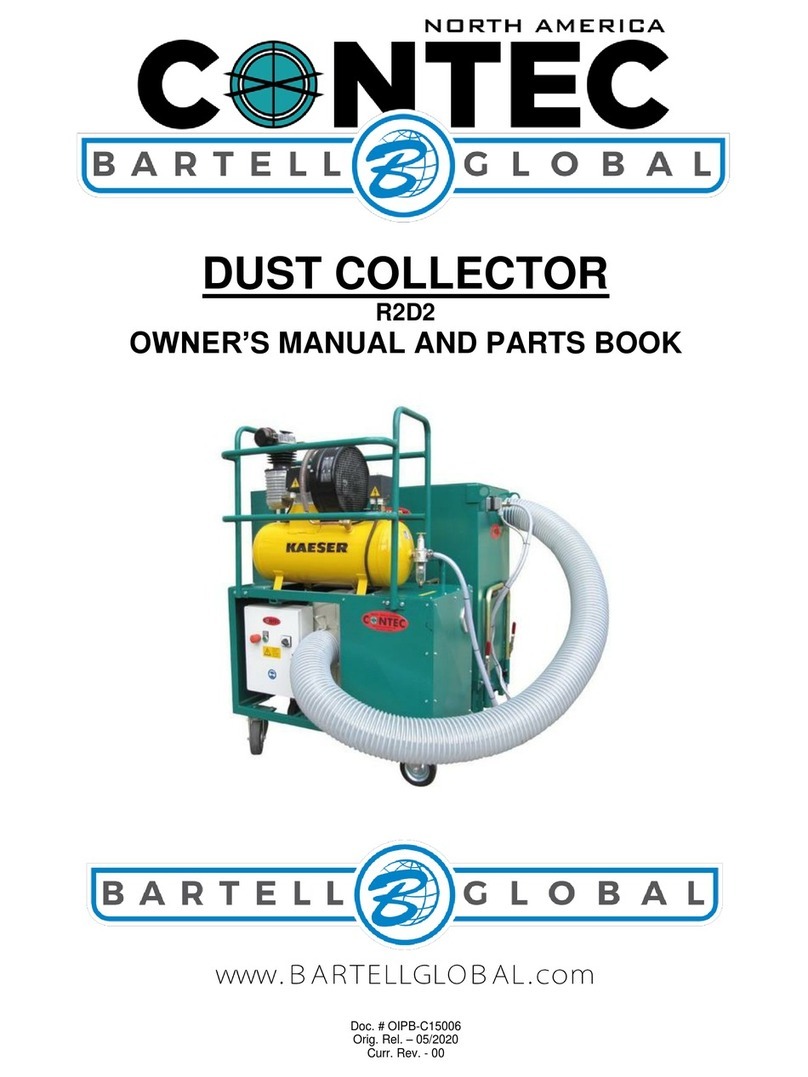 Bartell CONTEC KAESER R2D2 Owner's manual and parts book