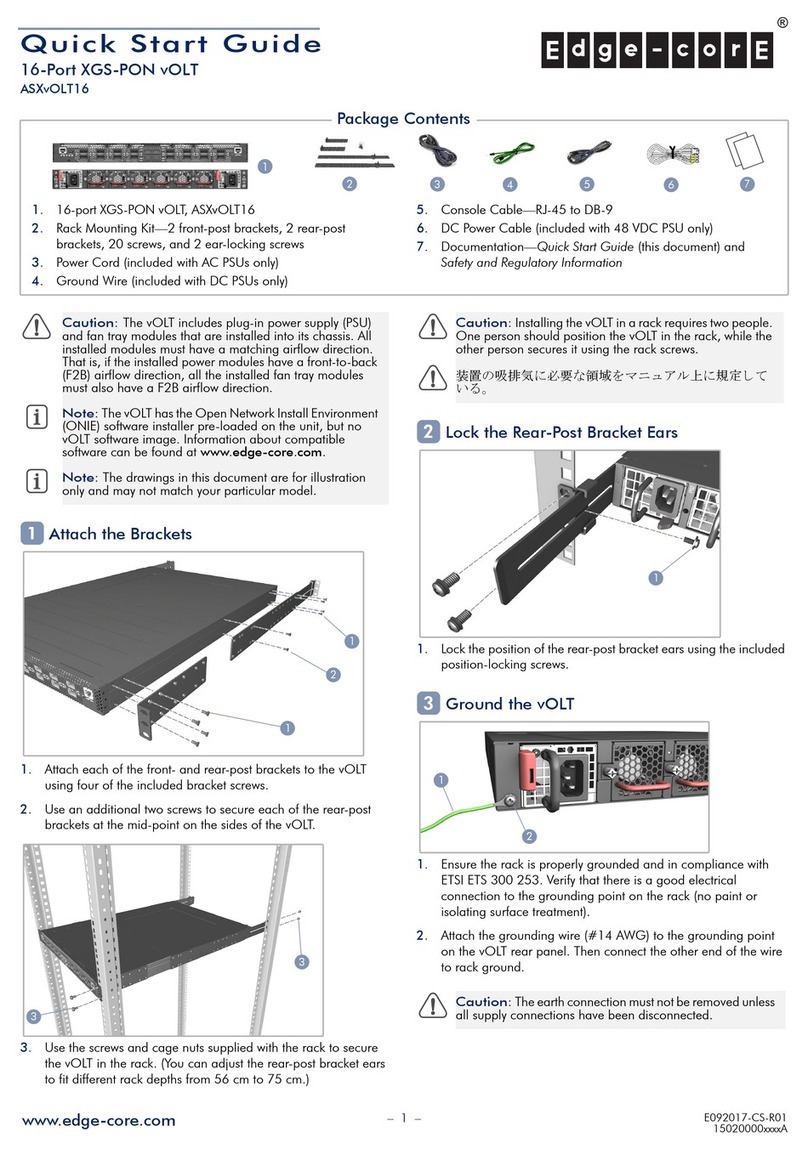 Edge-Core XGS-PON vOLT quick start guide