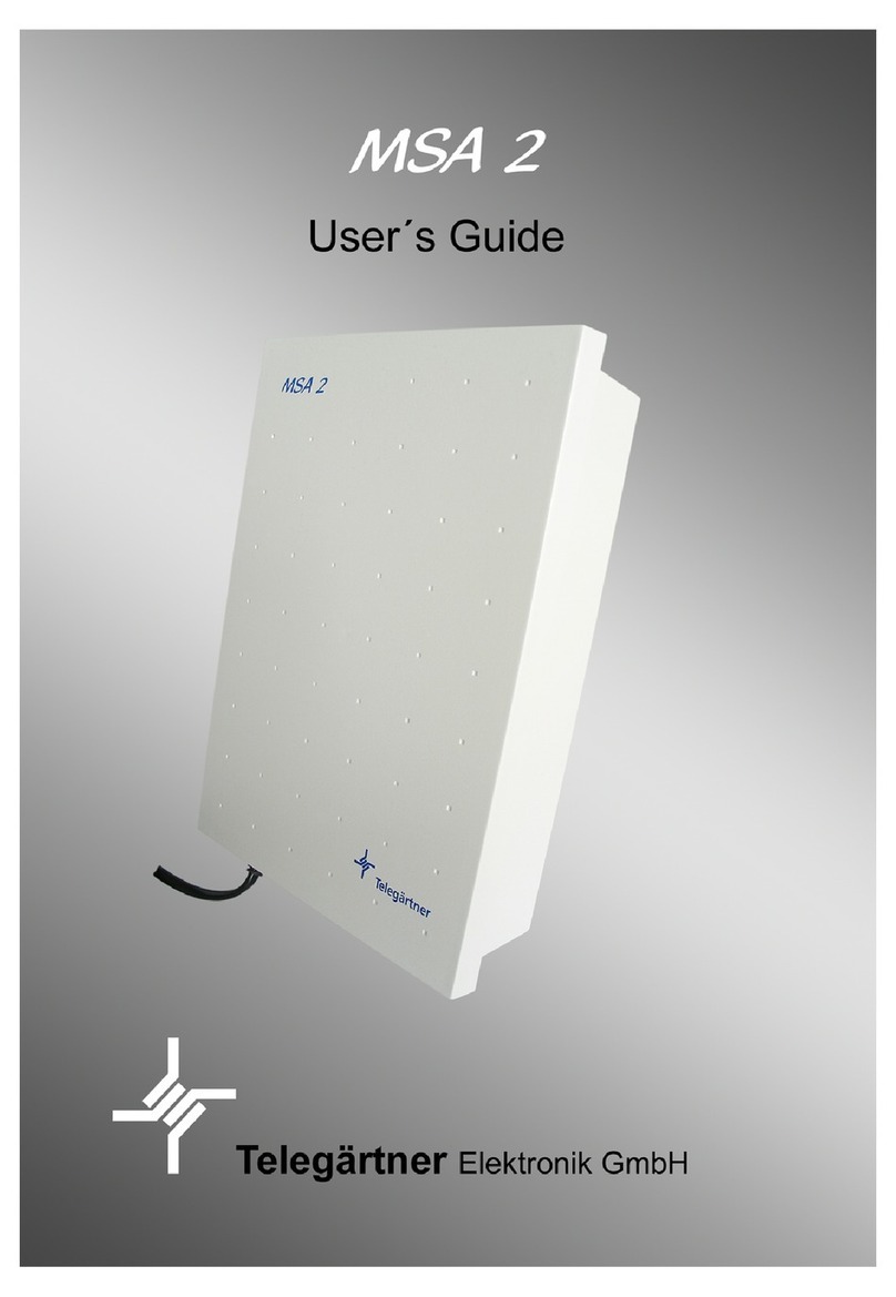 Telegärtner MSA 2 user guide