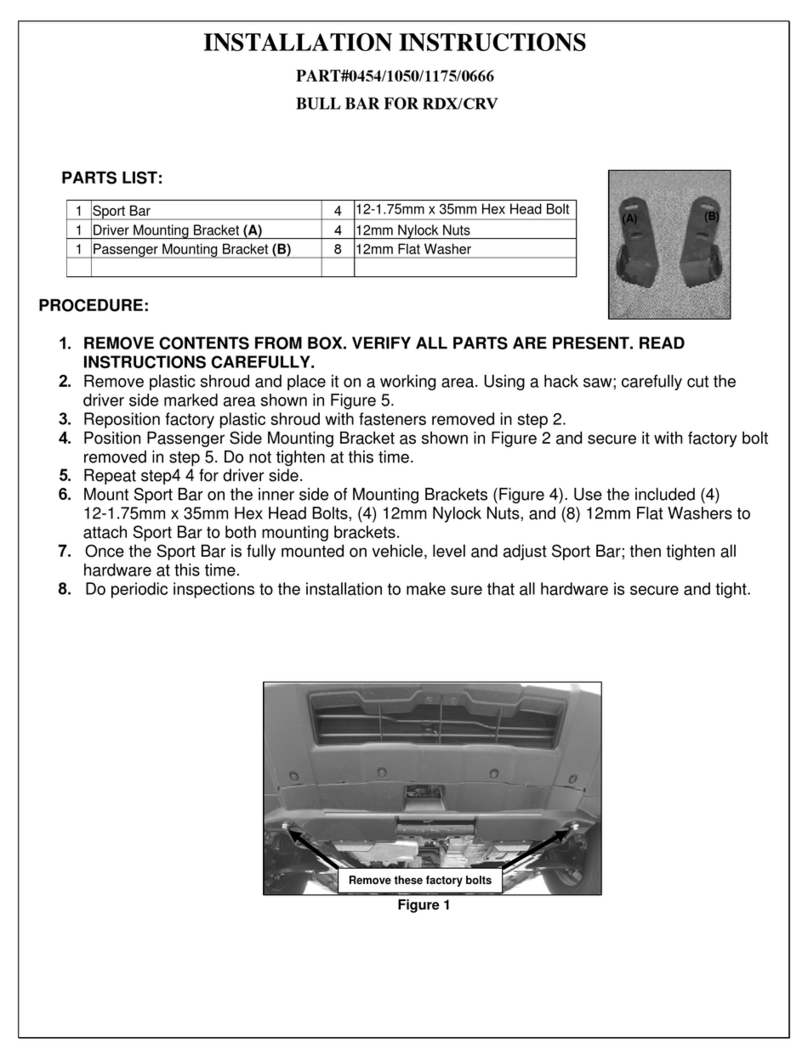 Vanguard Endeavor 1050 installation instructions