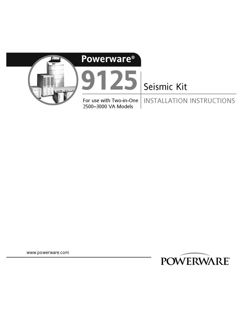 Eaton Powerware 9125 installation instructions