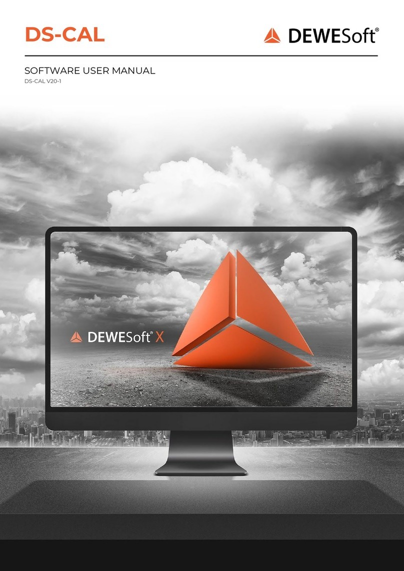 DEWESOFT DS-CAL Software user manual