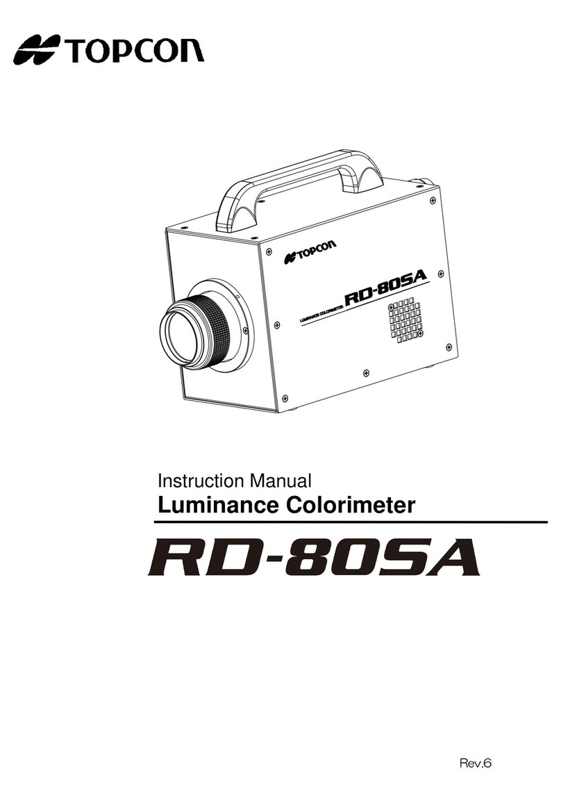Topcon RD-80SA User manual