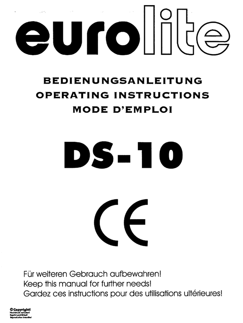 EuroLite DS-10 operating instructions EuroLite DS-10 operating instructions