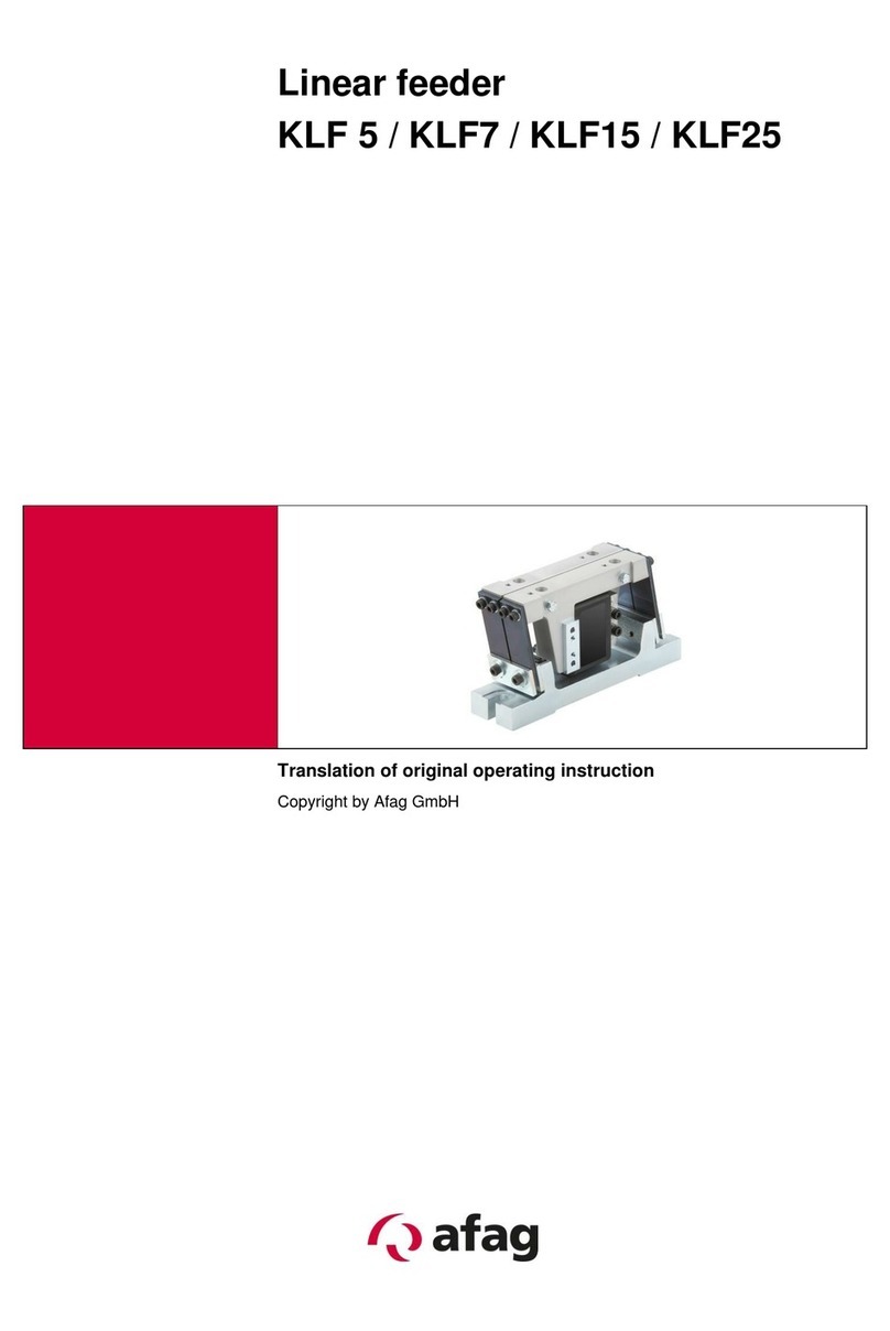 Afag KLF 5 User manual