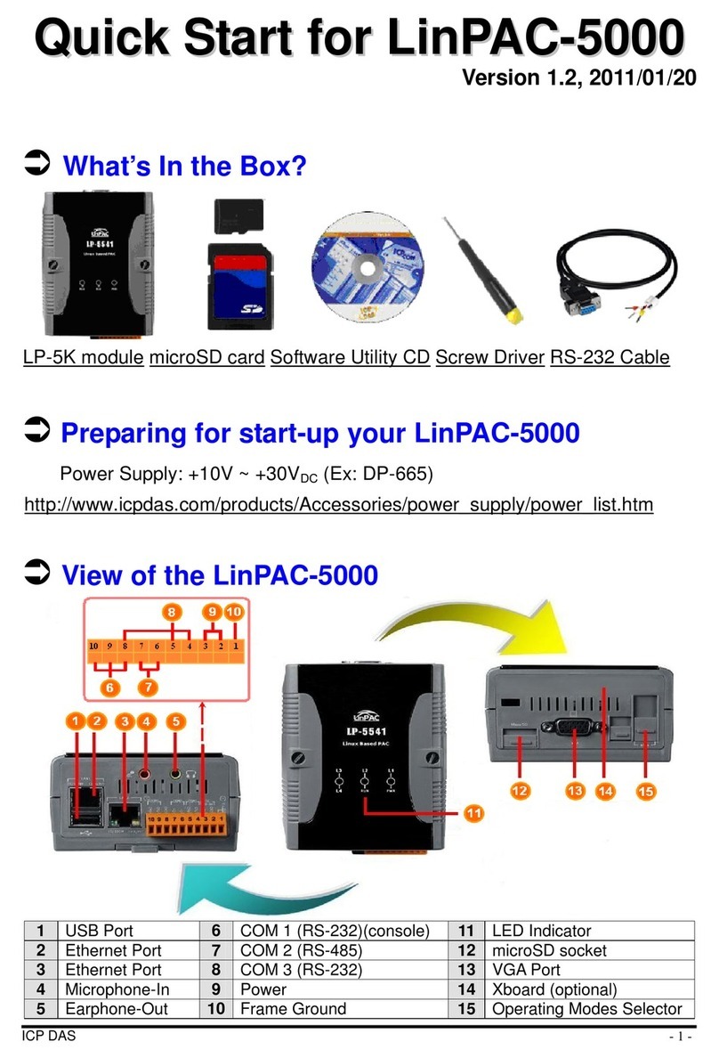 ICP DAS USA LinPAC-5000 User manual