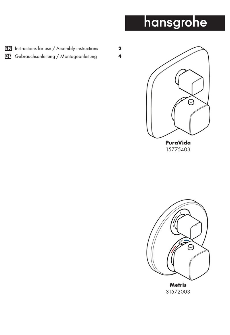 Hans Grohe PuraVida 15775403 Manual Hans Grohe PuraVida 15775403 Manual