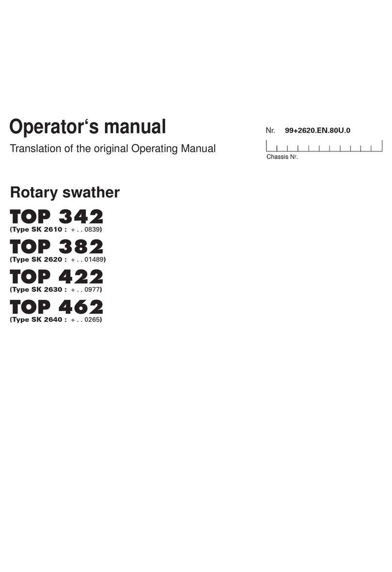 Poettinger TOP 342 Operator's manual