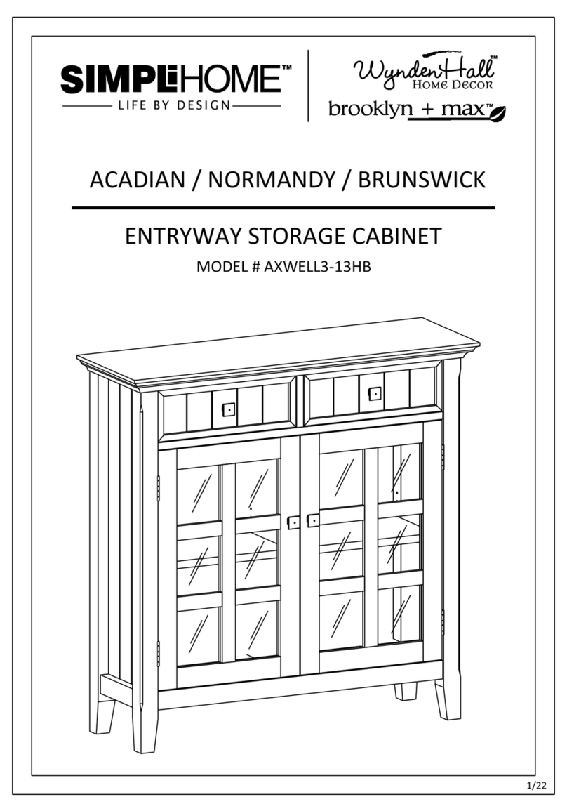SimplyHome WyndenHall brooklyn+max AXWELL3-13HB manual SimplyHome WyndenHall brooklyn+max AXWELL3-13HB manual