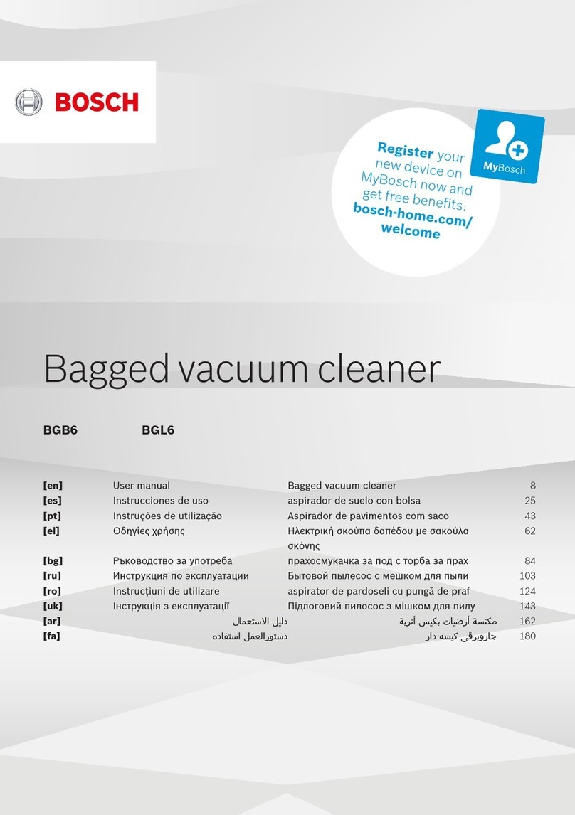 Bosch BGB6 User manual