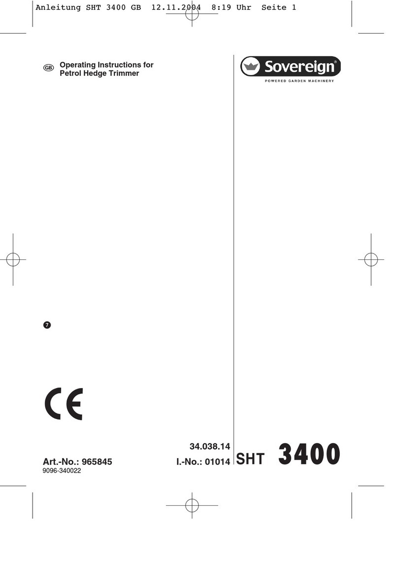 Sovereign SHT 3400 User manual