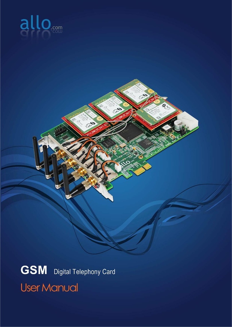 Allo.com GSM Series User manual