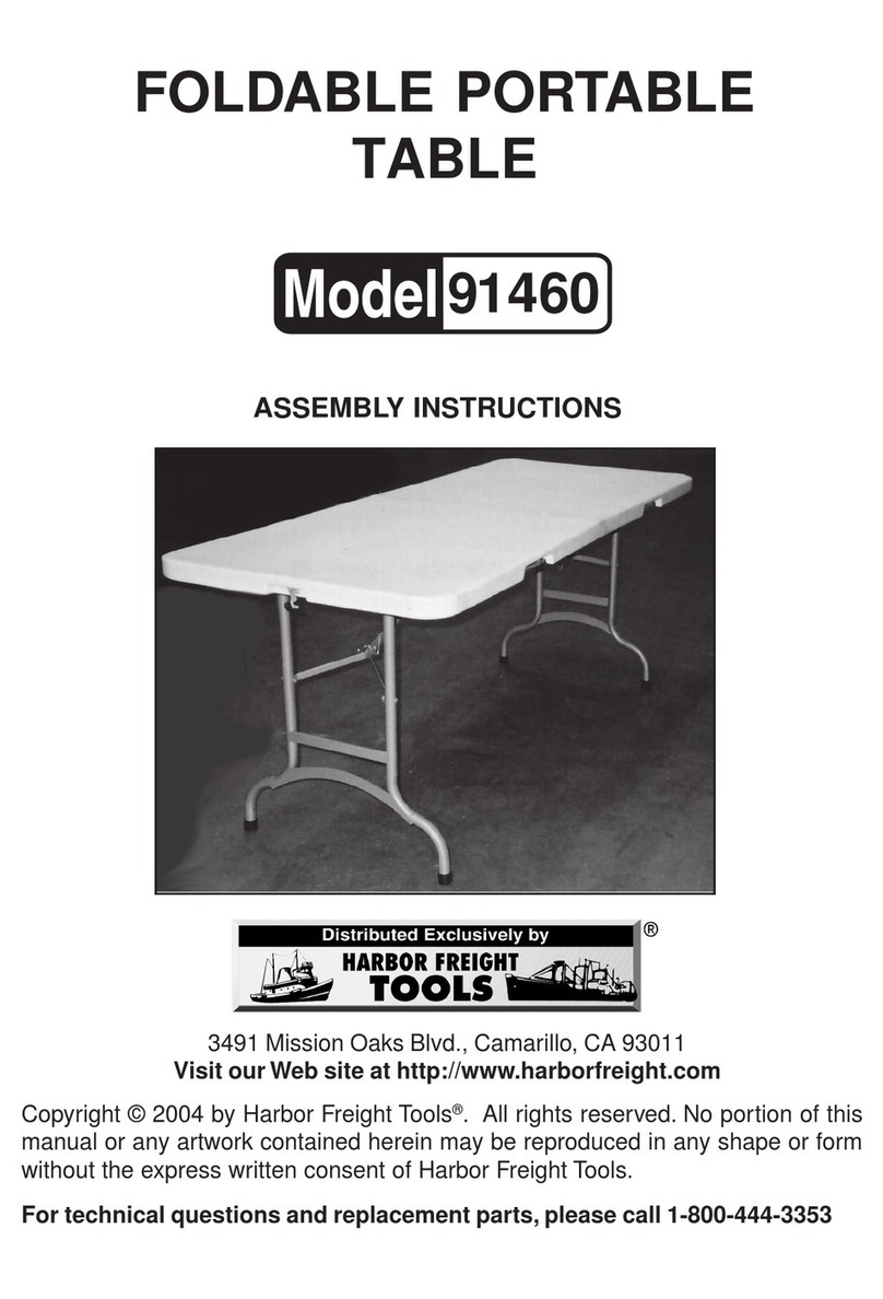 Harbor Freight Tools 91460 Assembly instructions Harbor Freight Tools 91460 Assembly instructions