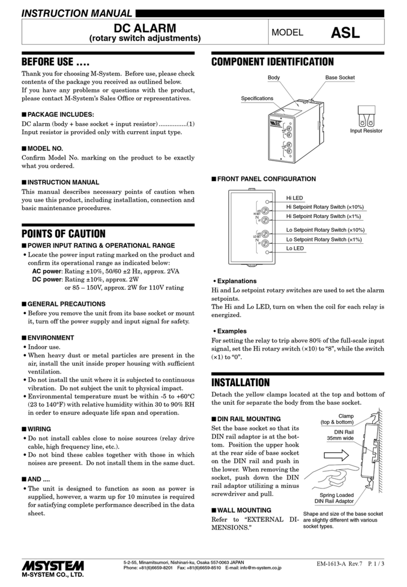 M-system ASL User manual