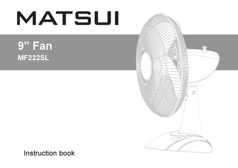 Matsui MF222SL User manual