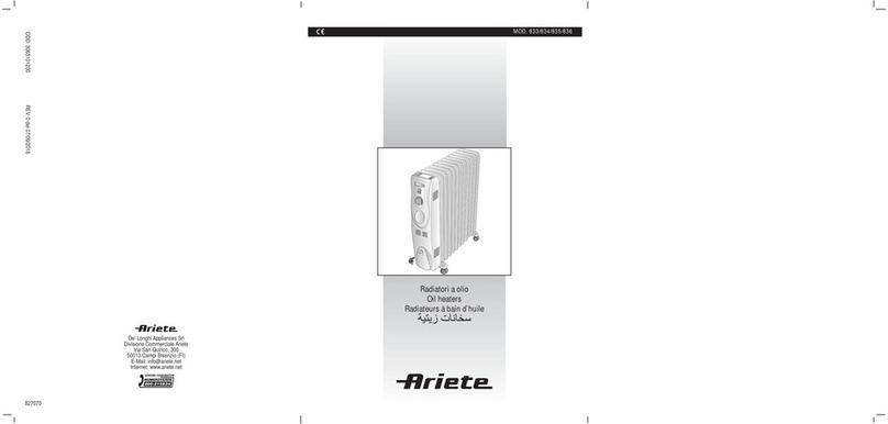 ARIETE 833 manual