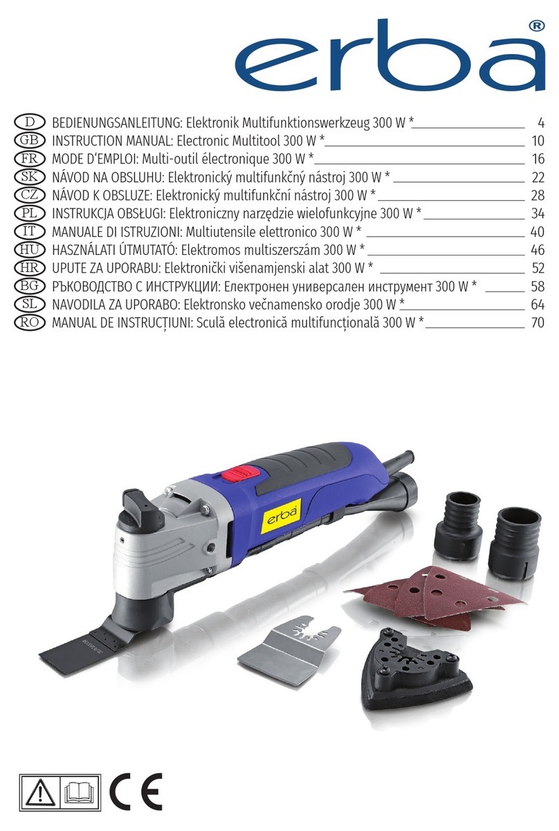 ERBA 33632 instruction manual