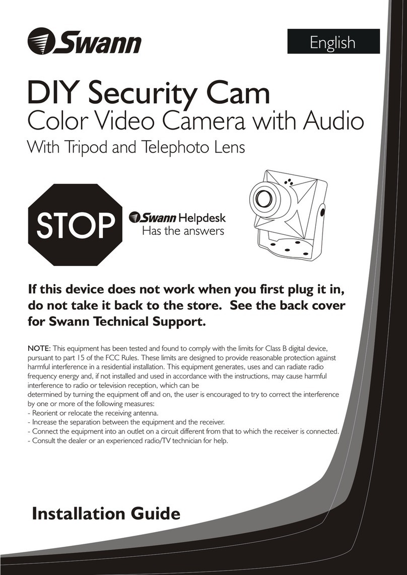Swann DIY Security Cam installation guide
