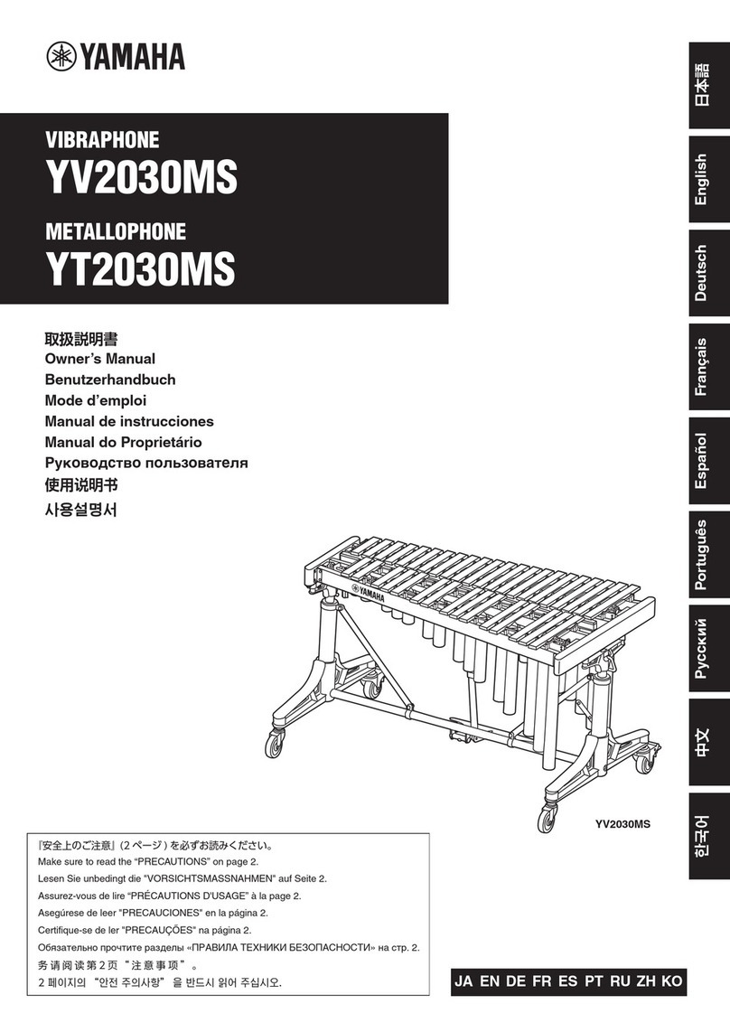 Yamaha YV2030MS owner's manual