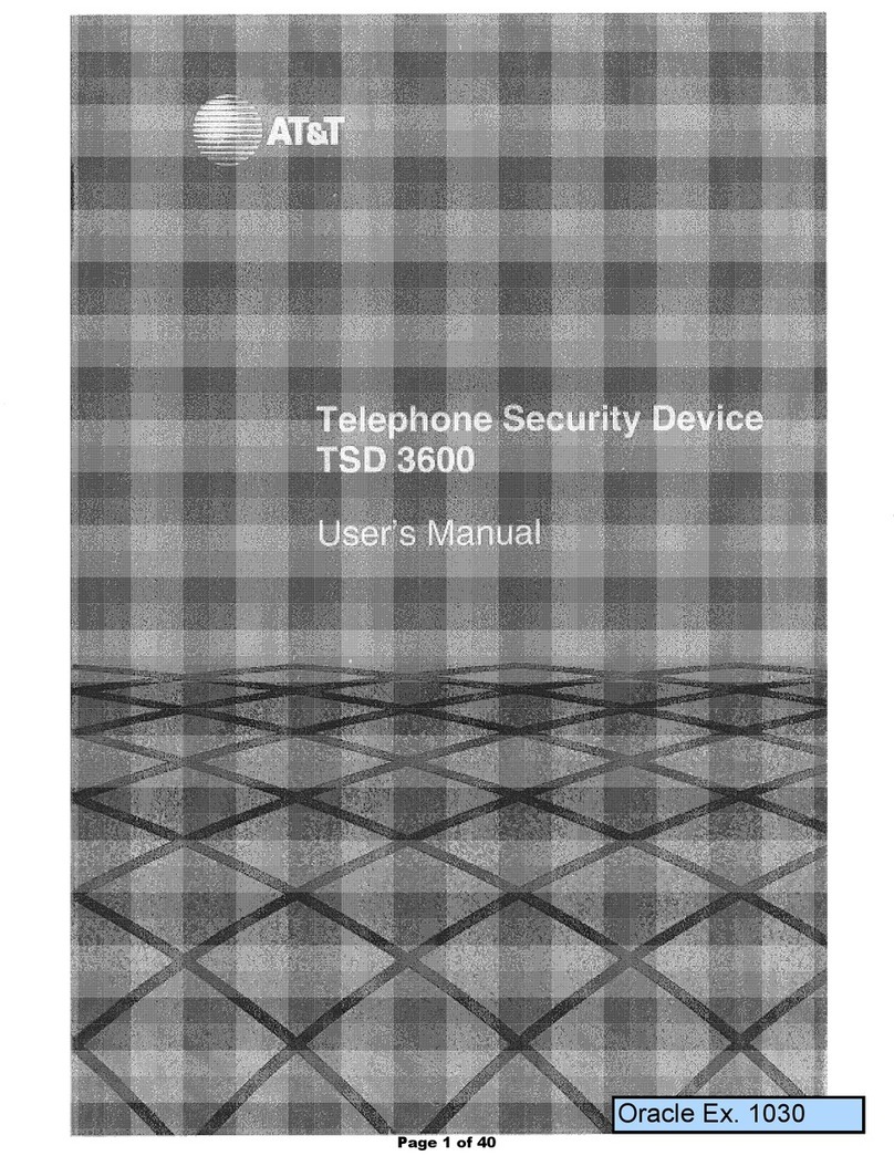 AT&T TSD3600 user manual