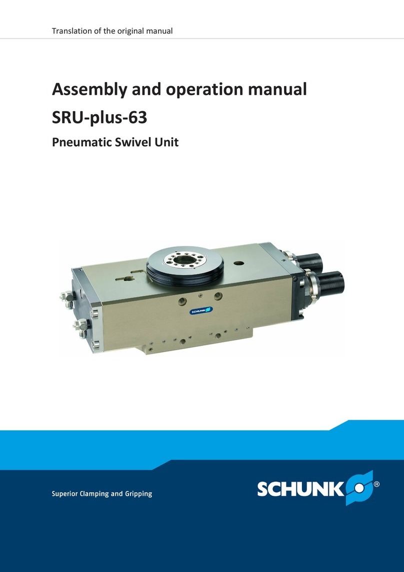 SCHUNK SRU-plus-63 Installation and operating instructions