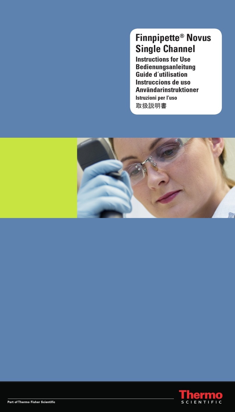 Thermo Scientific Finnpipette Novus User manual