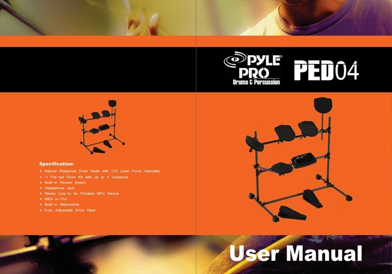 Pyle Pro PED04 user manual