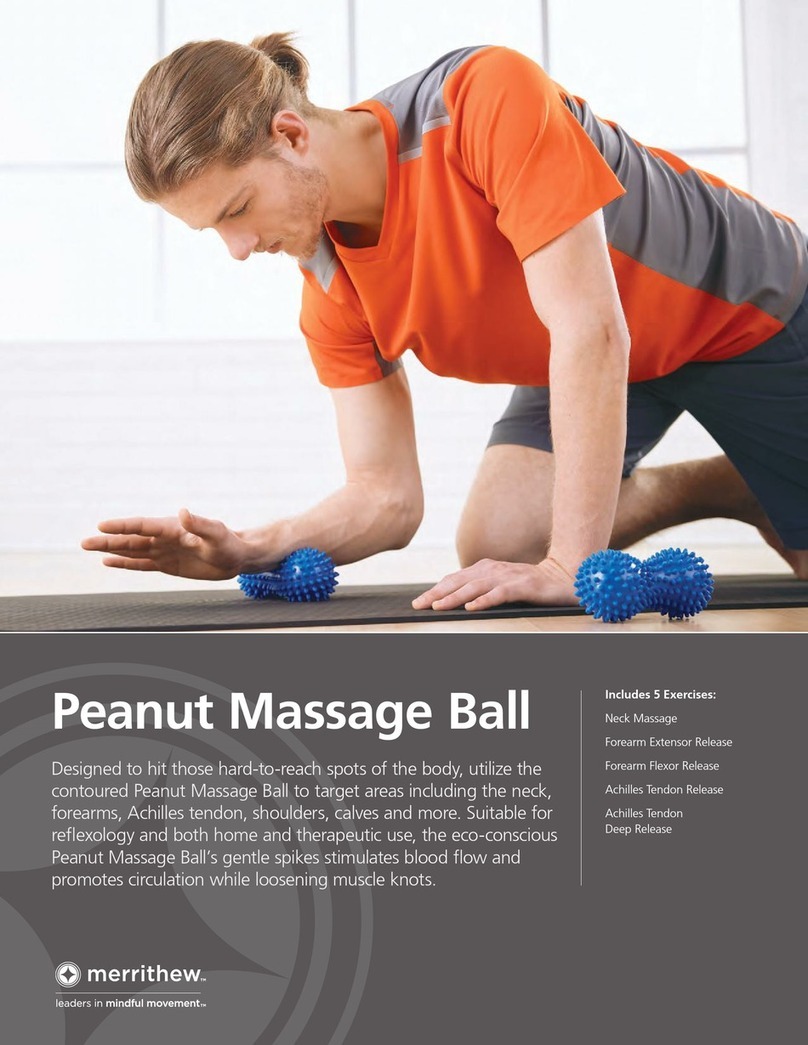 Merrithew Peanut Massage Ball manual