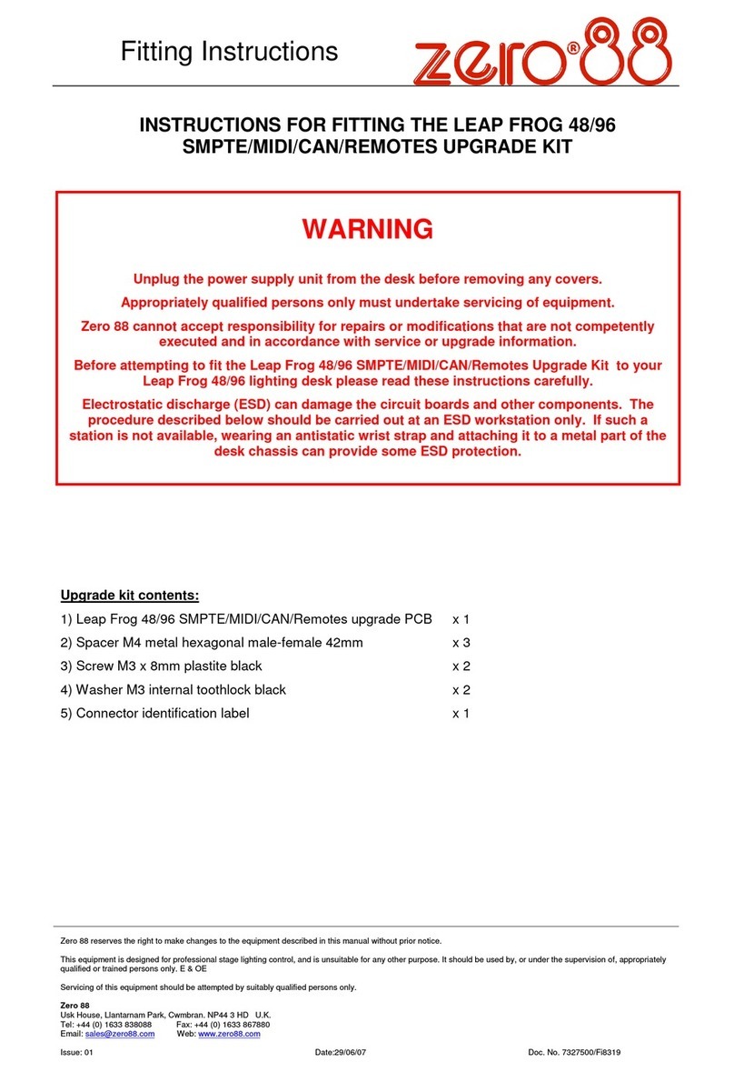Zero88 LEAP FROG 48 User manual