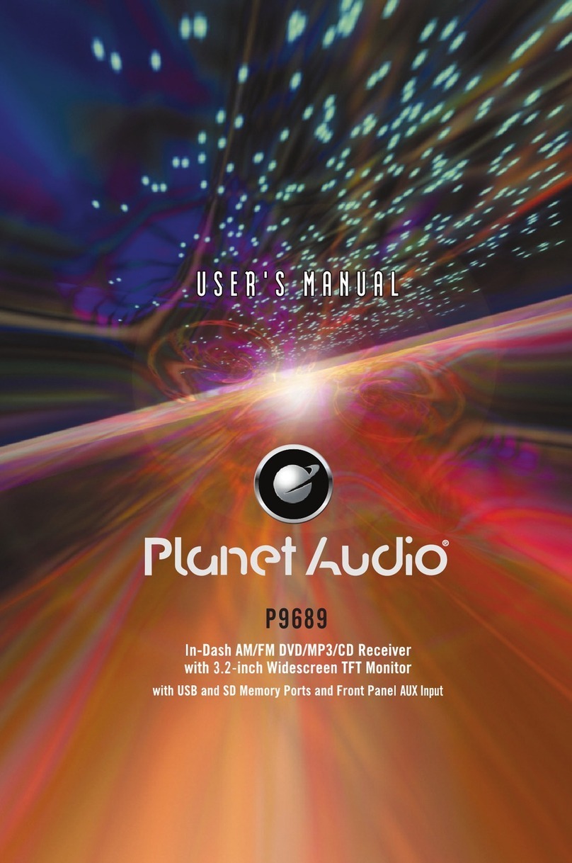 Planet Audio P9689 User manual