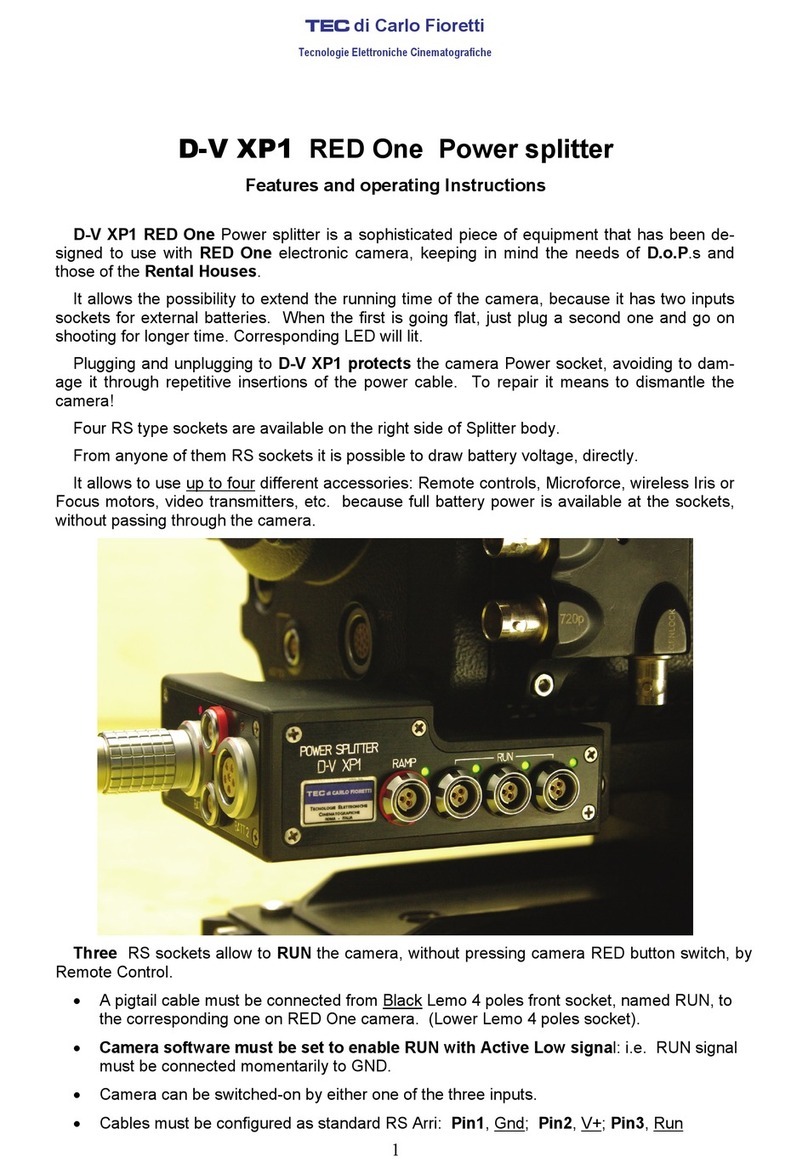 TEC D-V XP1 operating instructions