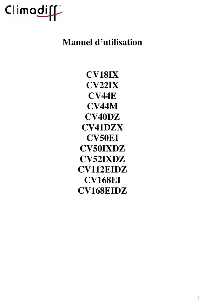 Climadiff CV18IX Quick guide