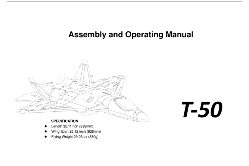 BlitzRCWorks T-50 Assembly and operating manual BlitzRCWorks T-50 Assembly and operating manual