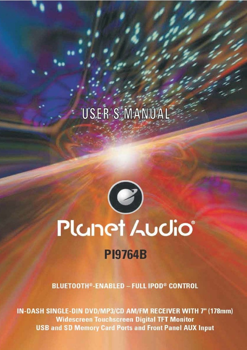 Planet Audio PI9764B User manual