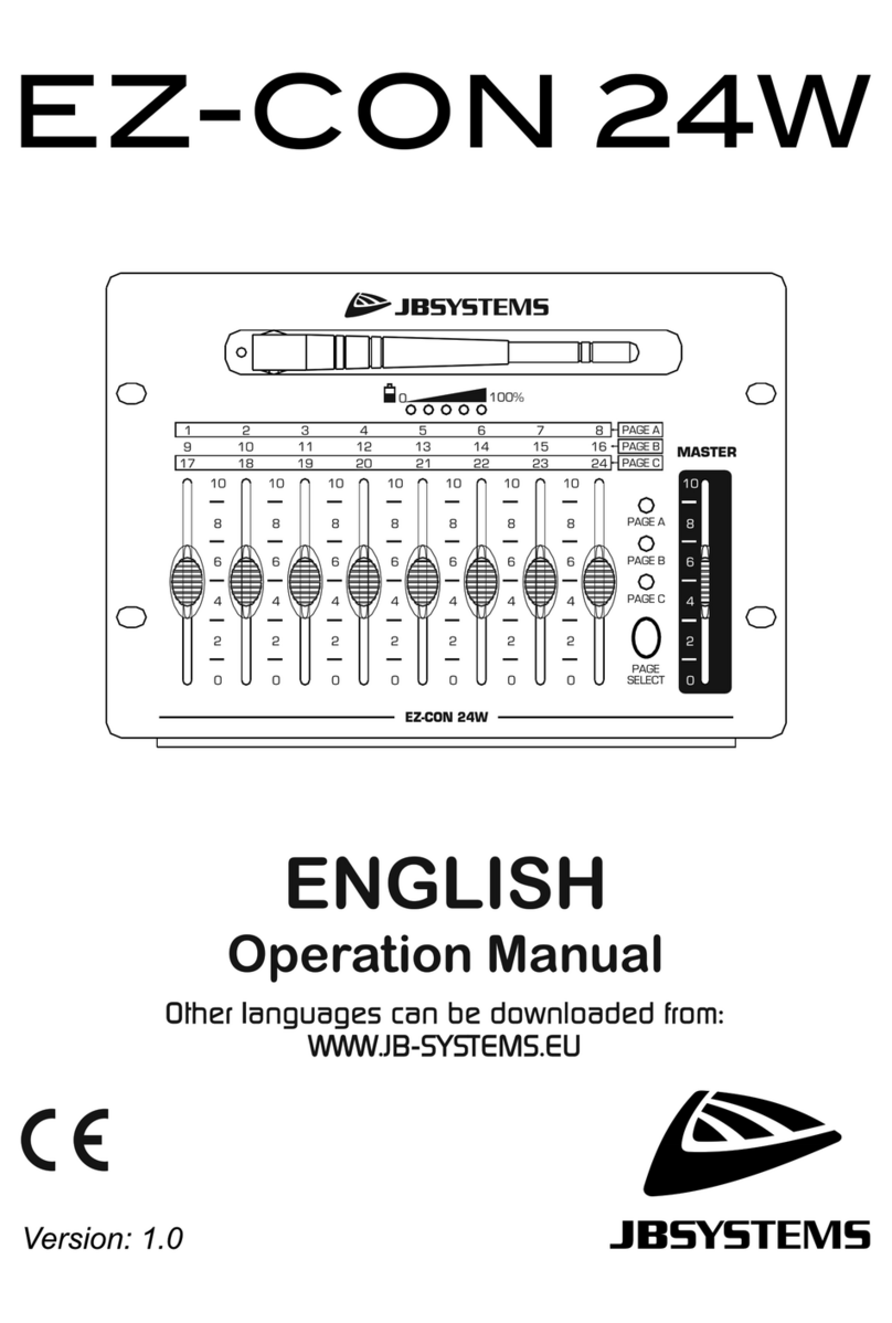 JB Systems EZ-CON 24W User manual