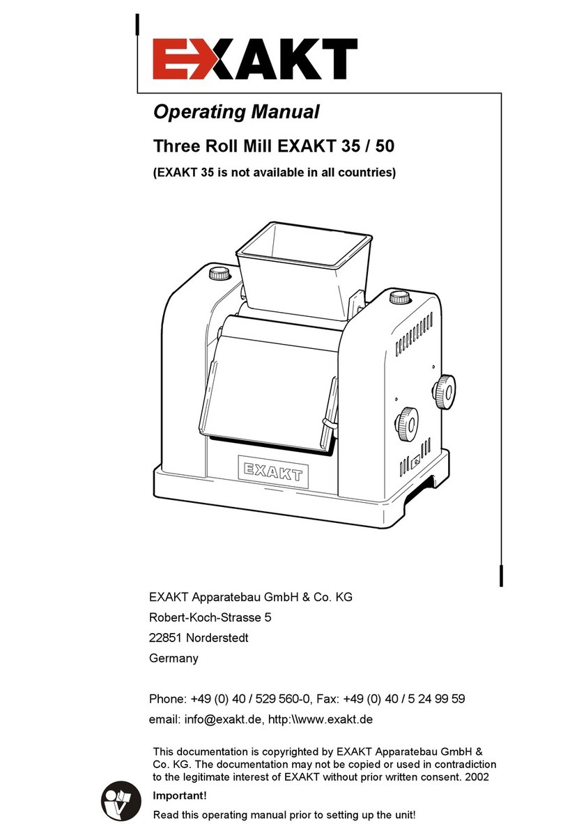 Exakt 35 operating manual