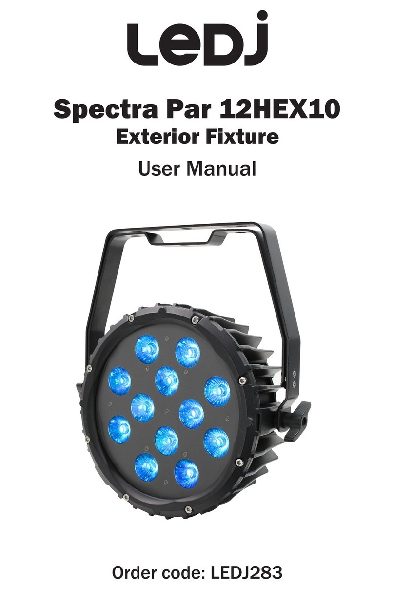 Ledj Spectra Par 12HEX10 User manual