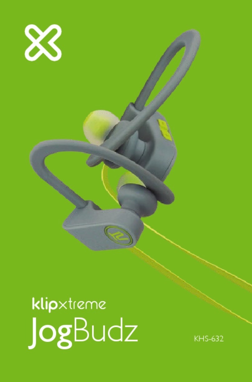Klip Xtreme JogBudz User manual