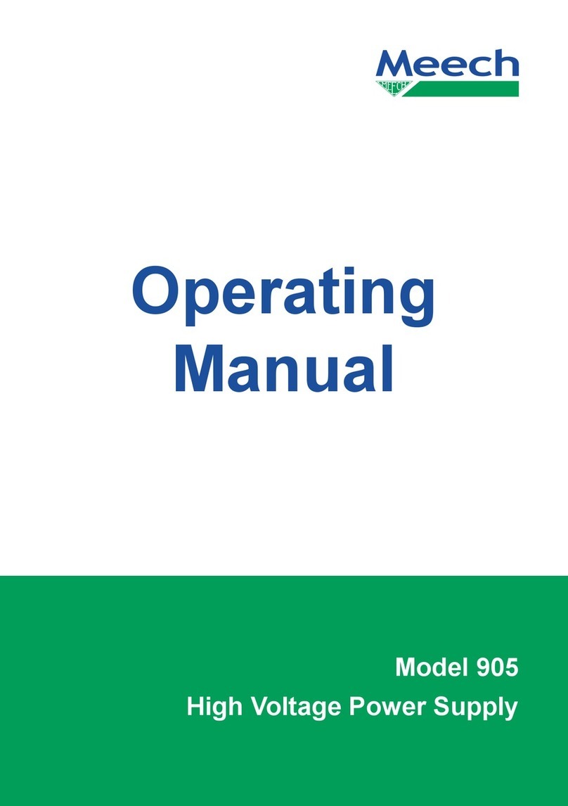 Meech 905 Series User manual