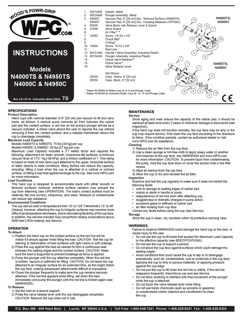WPG N4000TS User manual