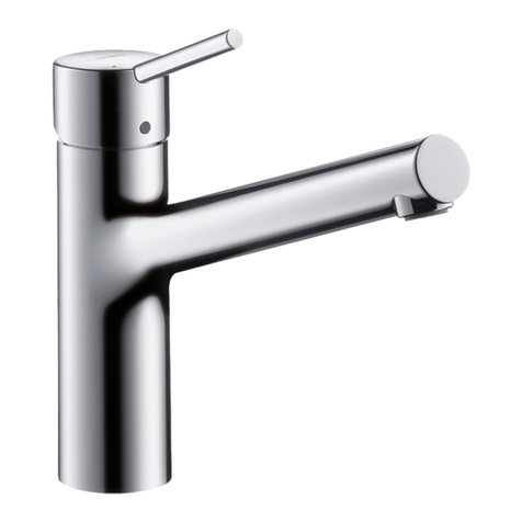 Hans Grohe Talis M52 170 1jet 32851000 Manual